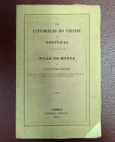 DA EXPLORAÇÃO DO SALITRE EM PORTUGAL