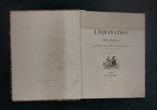 DE L`EQUITATION ET DES HARAS PAR...
