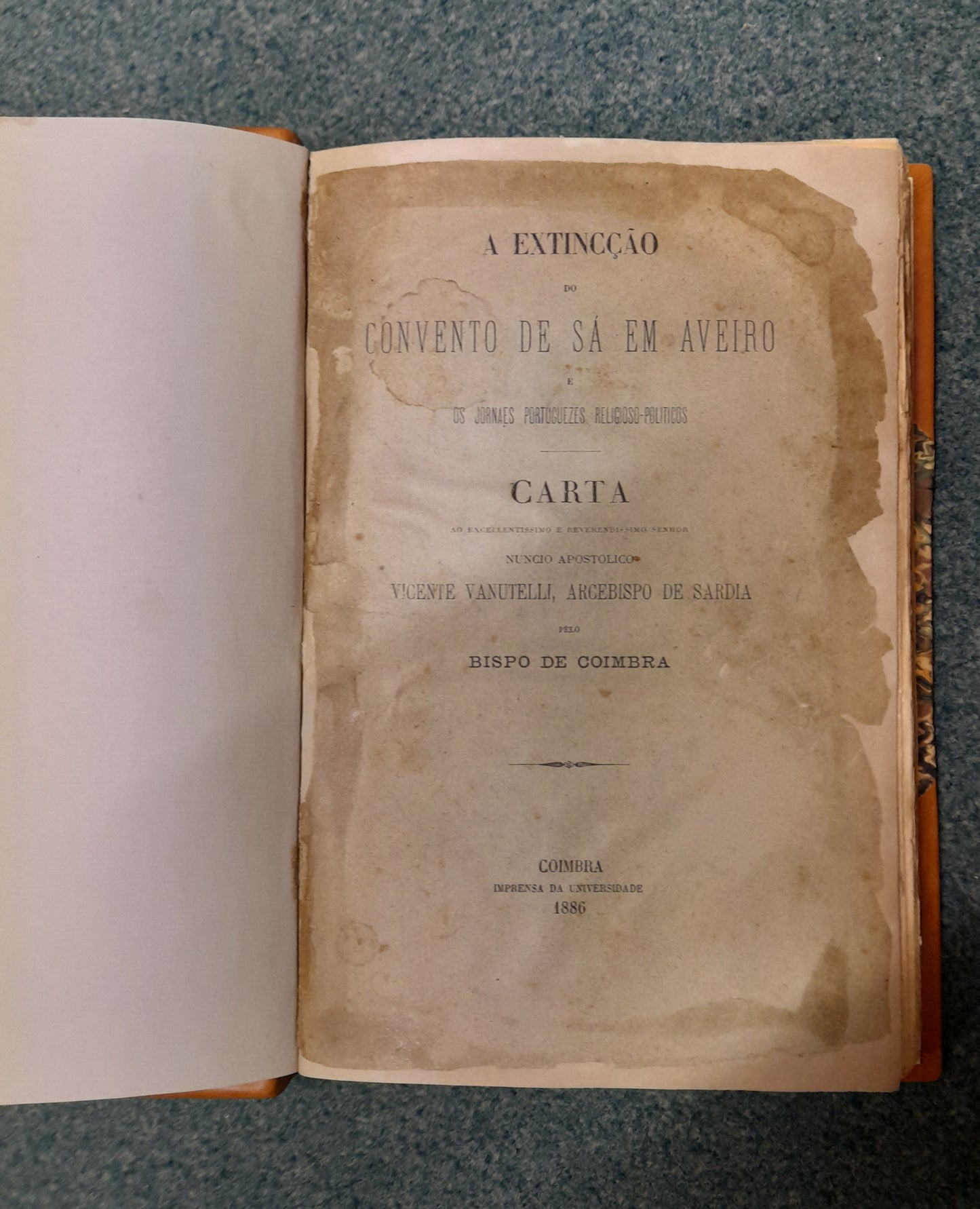 A EXTINCÇÃO DO CONVENTO DE SÁ EM AVEIRO