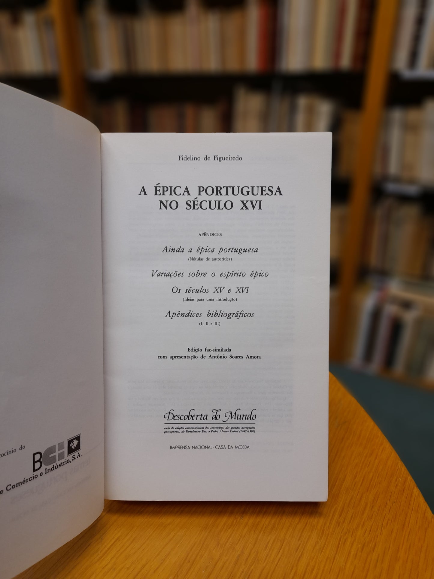 A ÉPICA PORTUGUESA NO SÉCULO XVI