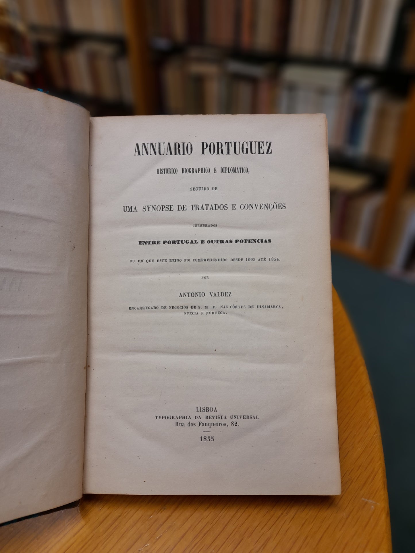 ANNUARIO PORTUGUEZ HISTORICO BIOGRAPHICO E DIPLOMATICO,
