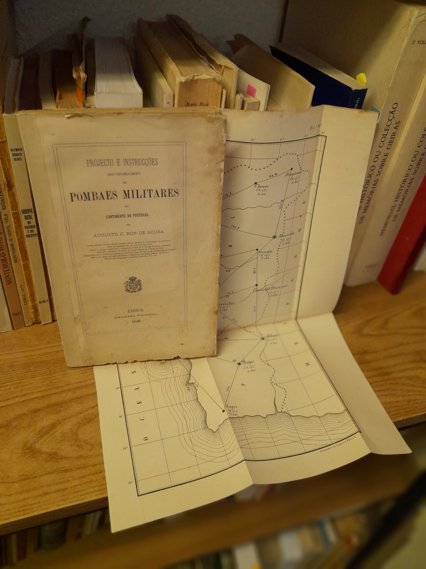 PROJECTO E INSTRUÇÕES PARA O ESTABELECIMENTO DE POMBAES MILITARES