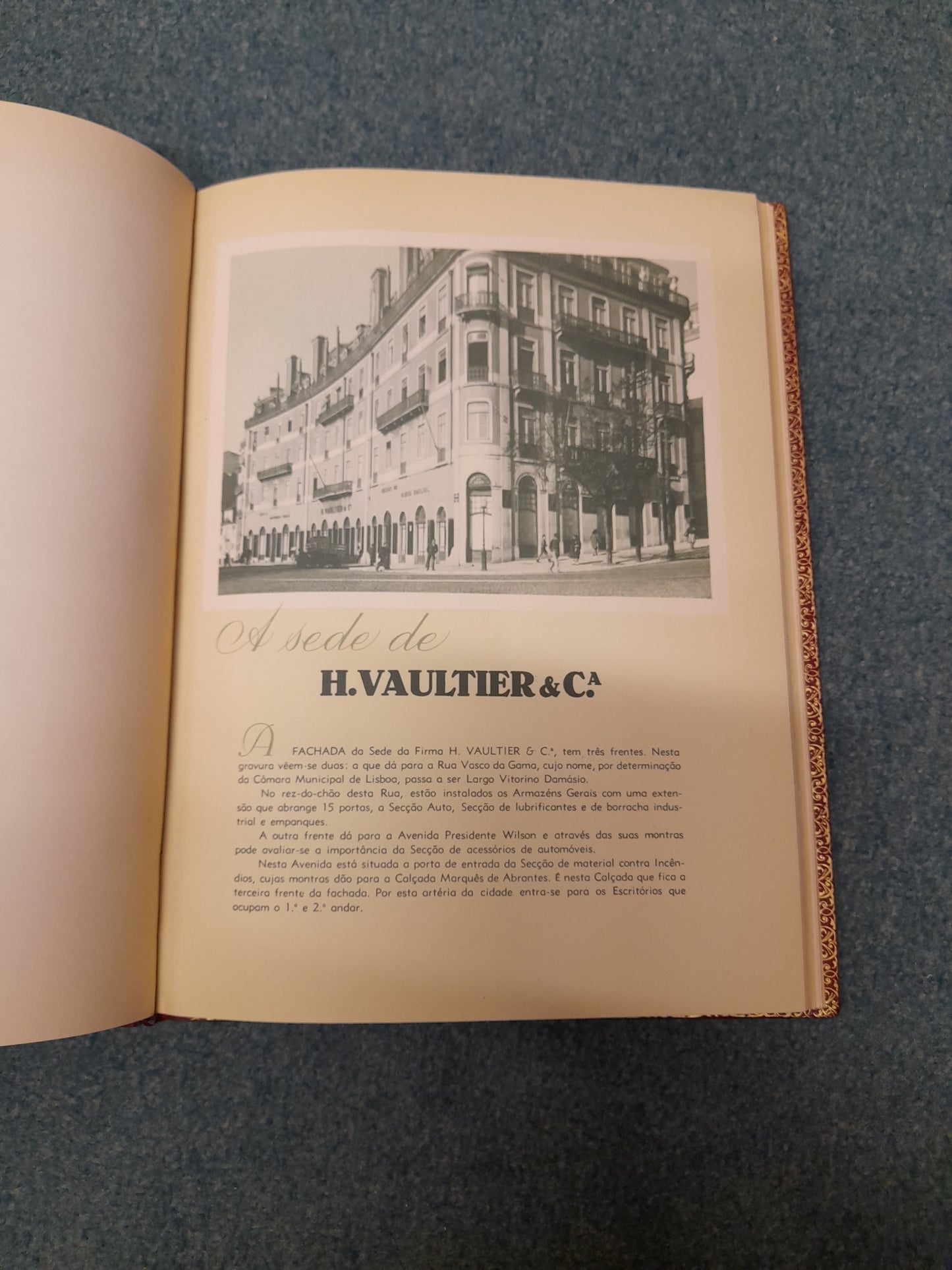 OS 50 ANOS DA CASA H. VAULTIER & C.ª 1897- 1947
