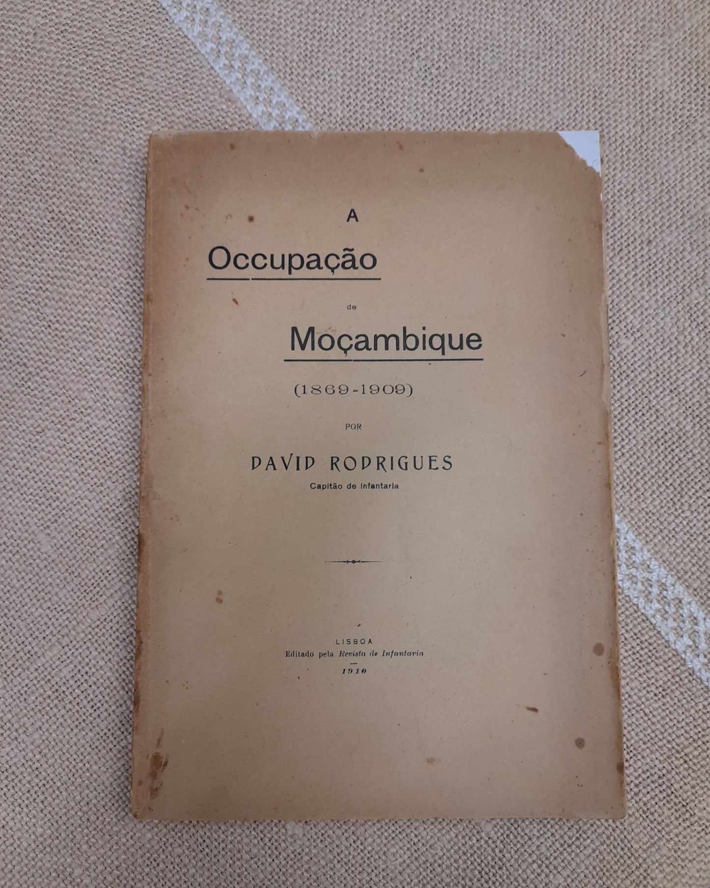 A OCCUPAÇÃO DE MOÇAMBIQUE (1869 -1909)