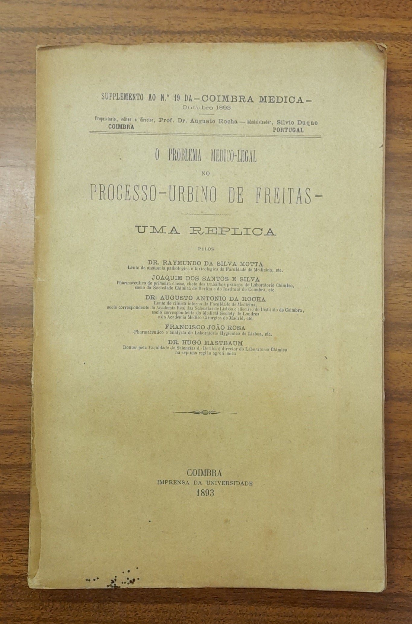 O PROBLEMA MEDICO- LEGAL NO PROCESSO "URBINO DE FREITAS"