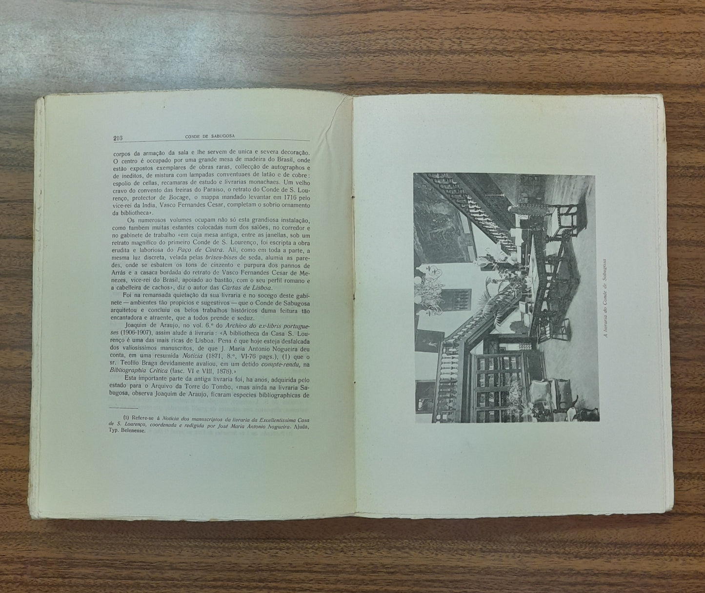 CONDE DE SABUGOSA - IN MEMORIAM