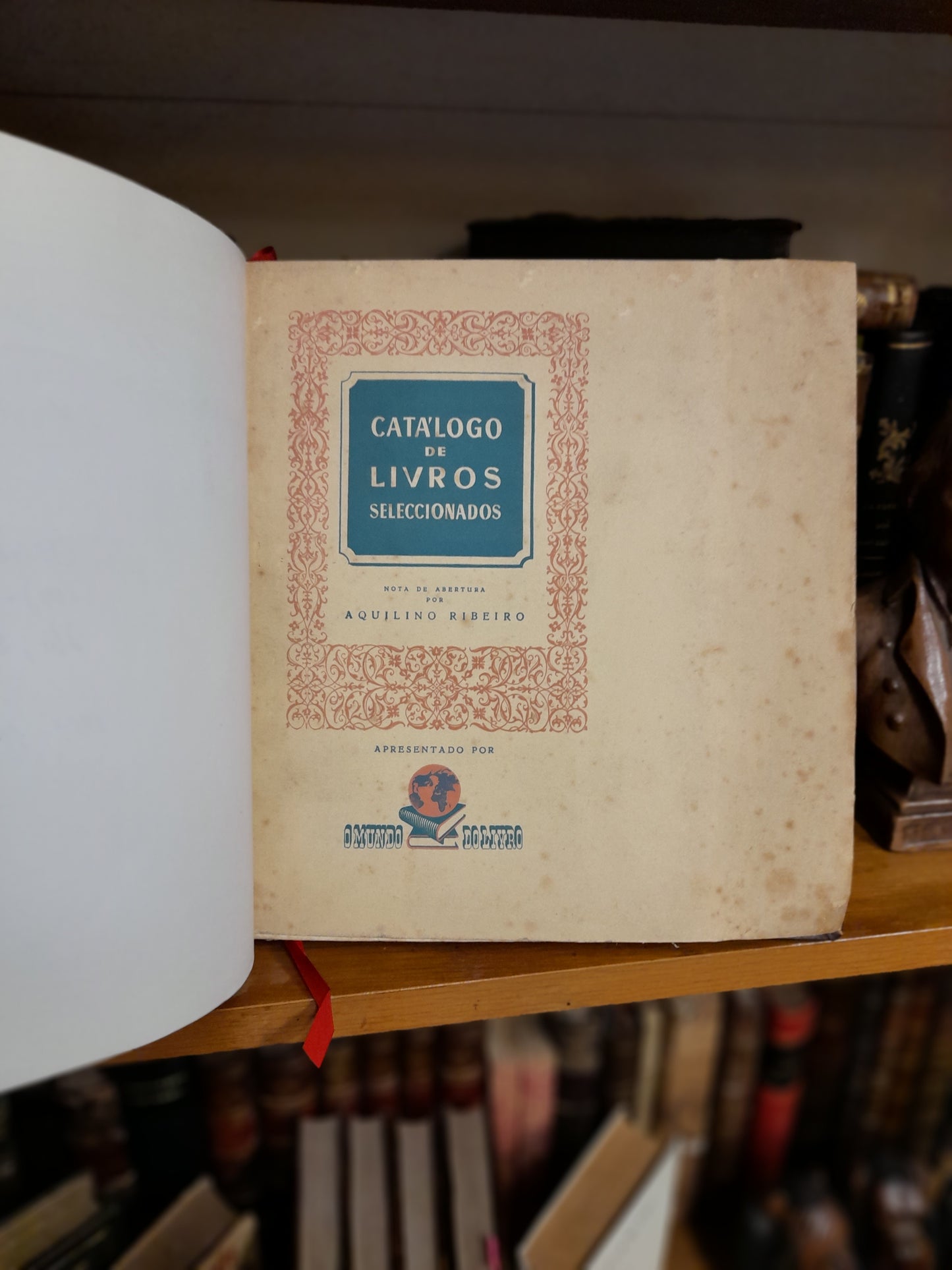 CATÁLOGO DE LIVROS SELECCIONADOS