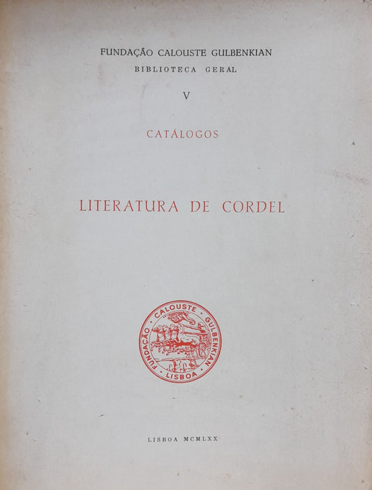 CATÁLOGOS  - LITERATURA DE CORDEL