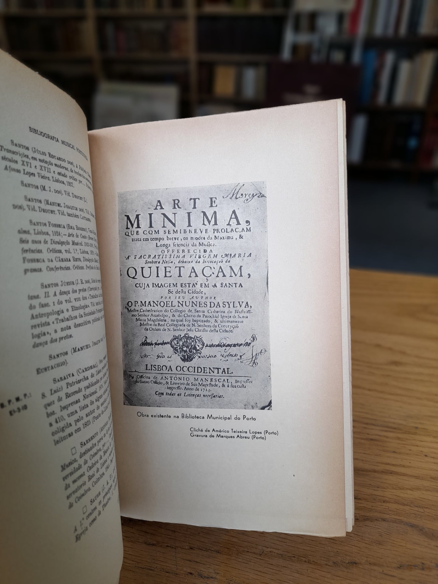 PRIMEIRO ESBOÇO DE UMA BIBLIOGRAFIA MUSICAL PORTUGUESA