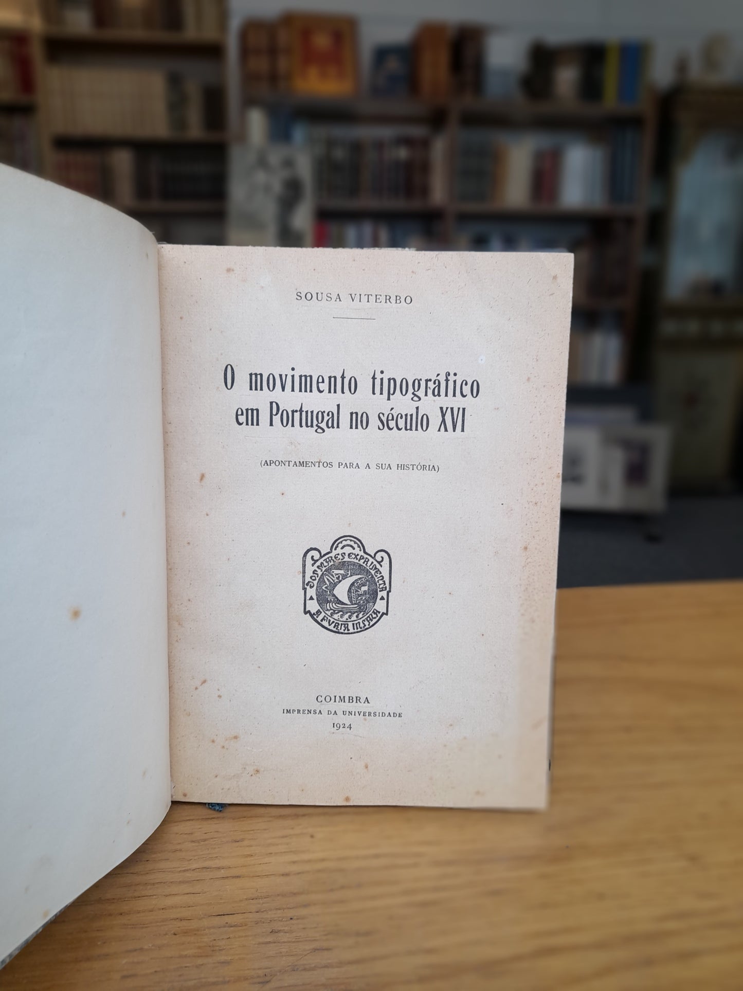 O MOVIMENTO TIPOGRÁFICO EM PORTUGAL NO SECULO XVI