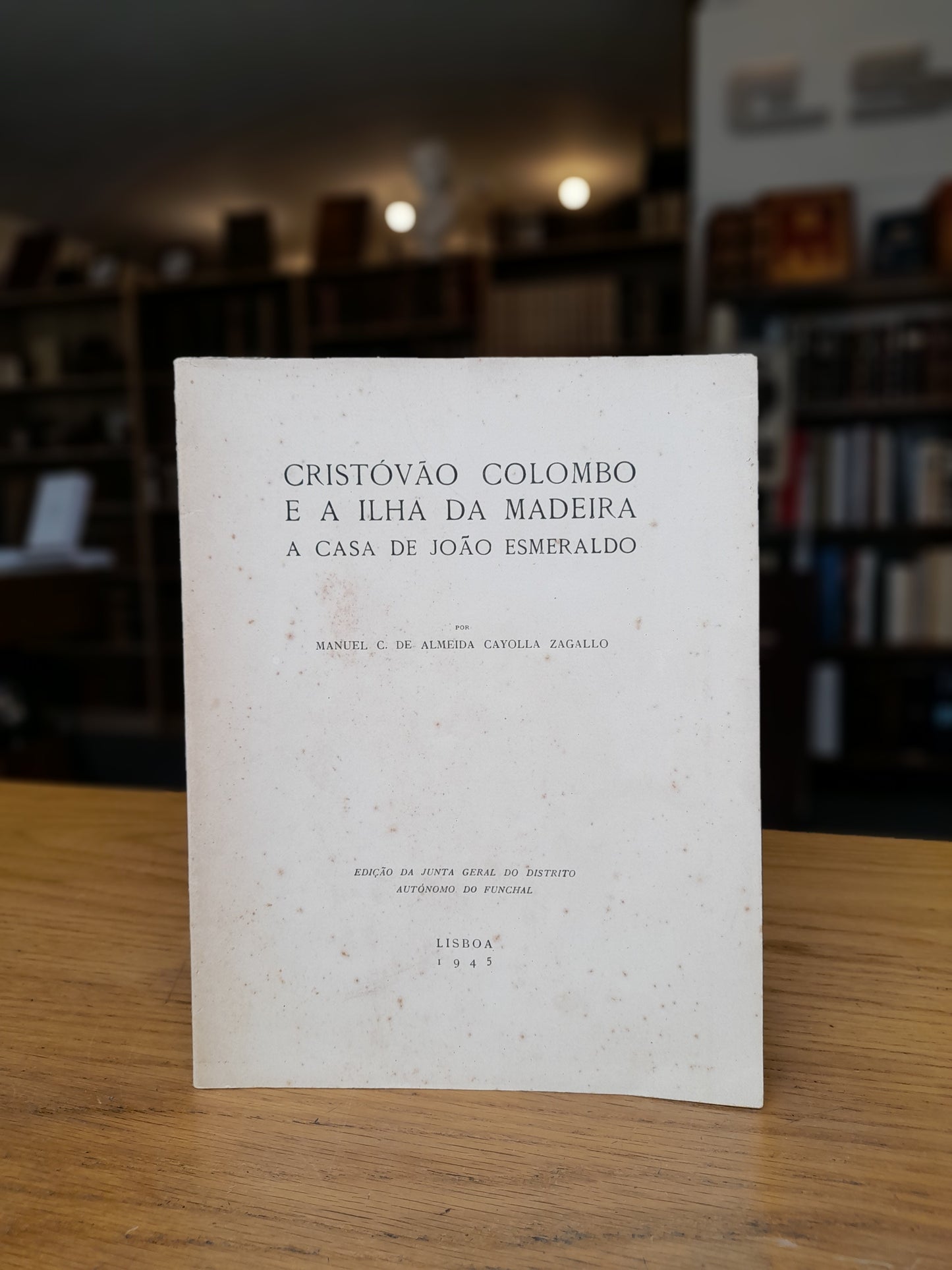 CRISTÓVÃO COLOMBO E A ILHA DA MADEIRA