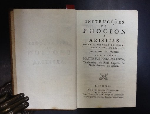 INSTRUCÇÕES/ DE / PHOCION/ A ARISTIAS