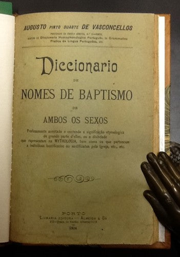 DICCIONARIO DE NOMES DE BAPTISMO