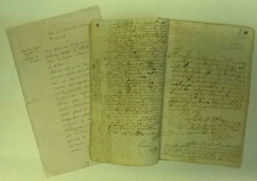 DEZASSEIS FOLHAS, TIPO A4, MANUSCRITAS, TODAS ASSINADAS NO CANTO SUPERIOR DIREITO POR DIAS E F. FORTUNA E COM NUMERAÇÃO ALFABÉTICA.