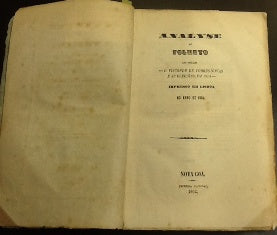 INTITULADO - O VISCONDE DE TORRES-NOVAS E AS ELEIÇÕES EM GOA SubTitulo: IMPRESSO EM LISBOA NO ANNO DE 1861