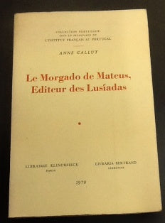 LE MORGADO DE MATEUS, EDITEUR DES LUSÍADAS