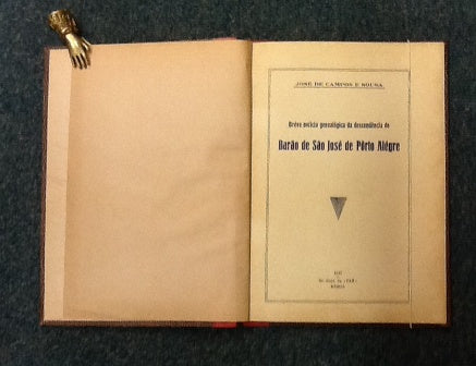 BREVE NOTÍCIA GENEALÓGICA DA DESCENDÊNCIA DO BARÃO DE SÃO JOSÉ DE PÔRTO ALÉGRE