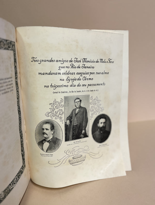 LIVRO DE FAMILIA/ IN MEMORIAM/ JOSÉ DIONISIO DE MELO E FARO