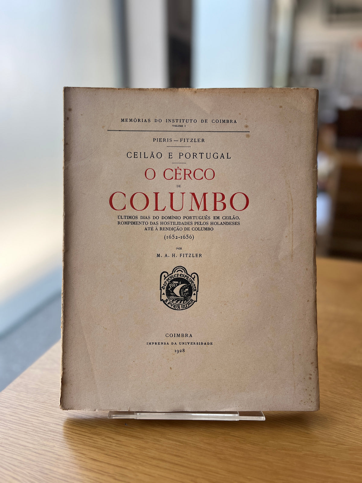 CEILÃO E PORTUGAL - O CÊRCO DE COLUMBO