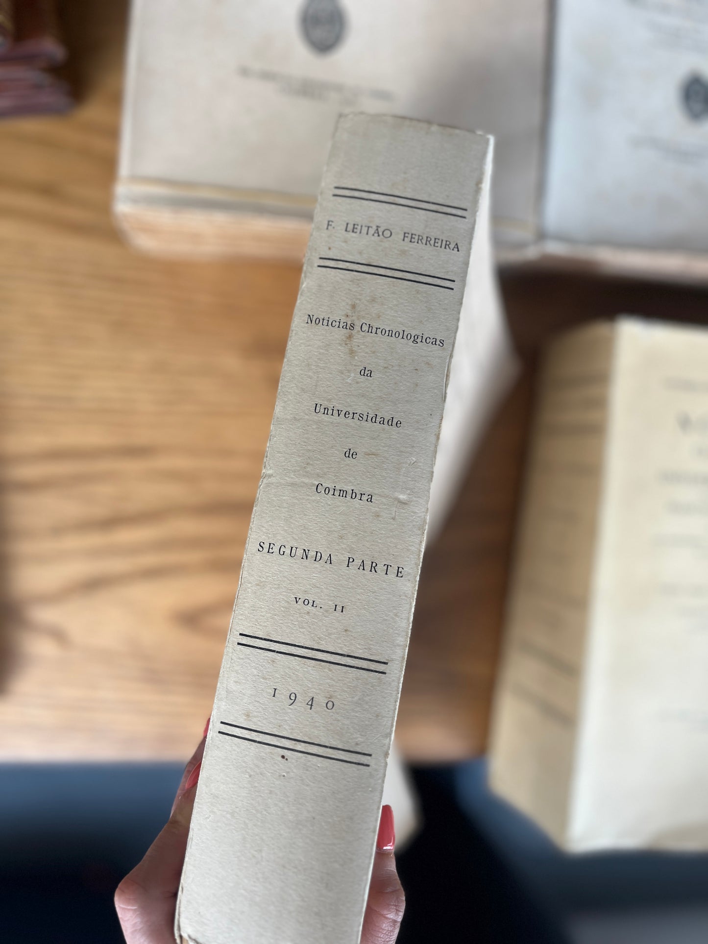 NOTICIAS CHRONOLOGICAS DA UNIVERSIDADE DE COIMBRA, 4 VOL.