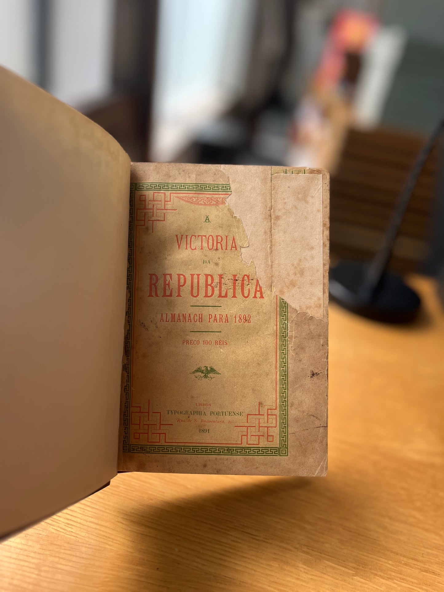 A VICTORIA DA REPUBLICA, ALMANACH DE PROPAGANDA DEMOCRÁTICA PARA 1892