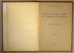 CRITICA A UMA CARTA DE BRASÃO DE ARMAS.