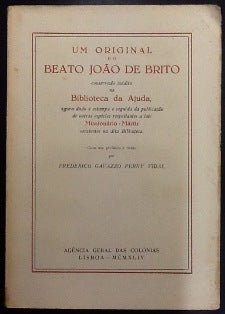 UM ORIGINAL DO BEATO JOÃO DE BRITO