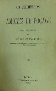 OS PRIMEIROS AMORES DE BOCAGE