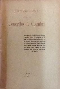 EXERCÍCIO ESCOLAR SOBRE O CONCELHO DE COIMBRA