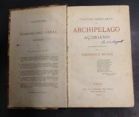 CANTOS POPULARES DO ARCHIPELAGO AÇORIANO