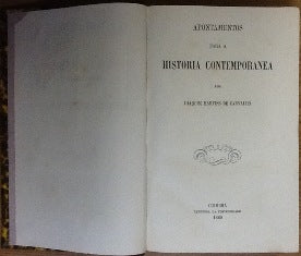 APONTAMENTOS PARA A HISTÓRIA CONTEMPORANEA