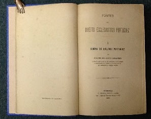 FONTES DO ECCLESIASTICO PORTUGUEZ