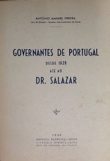 GOVERNANTES DE PORTUGAL