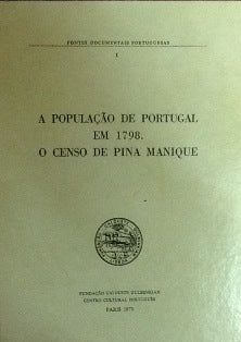 A POPULAÇÃO DE PORTUGAL EM 1798.