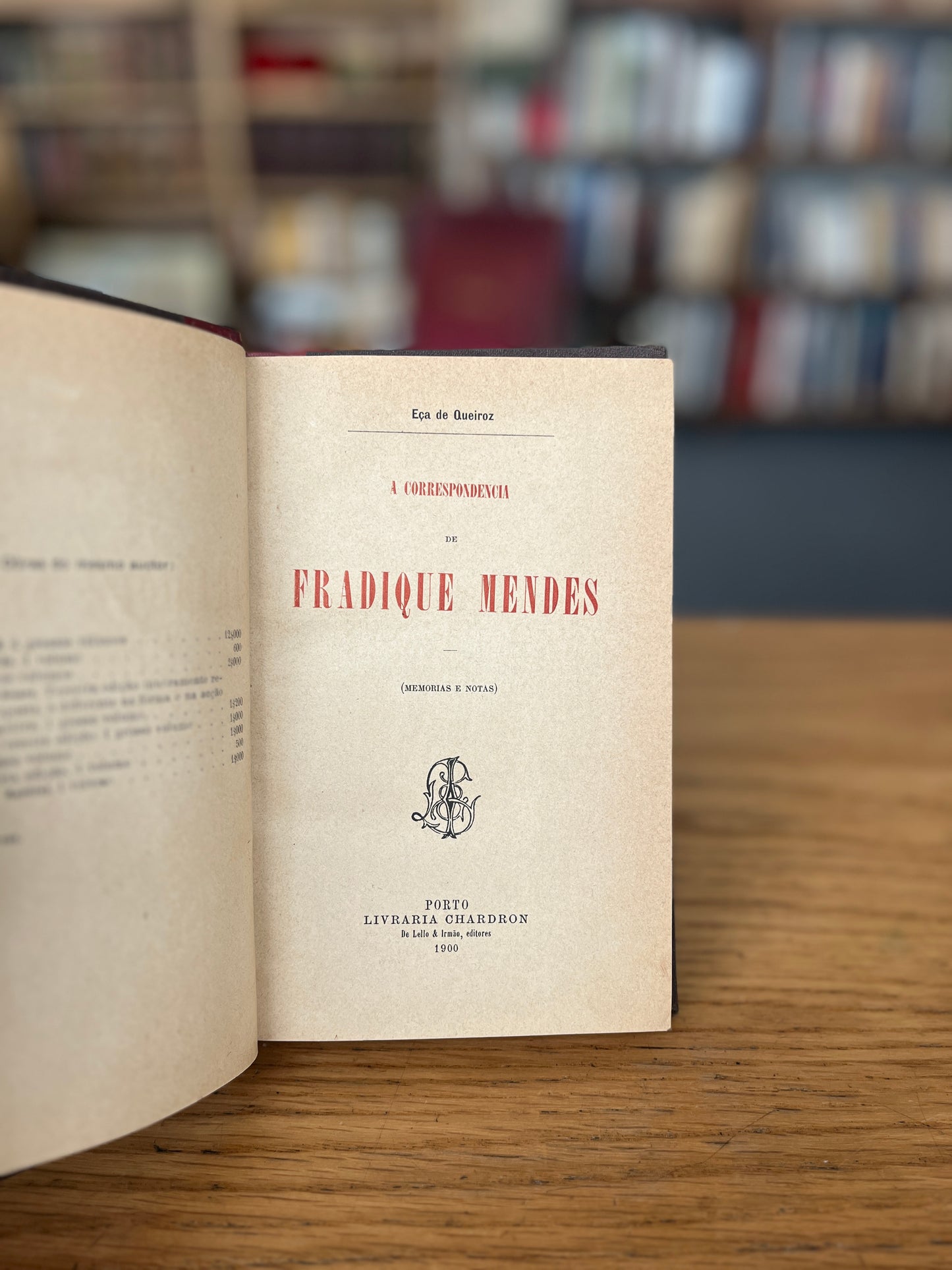 A CORRESPONDÊNCIA DE FRADIQUE MENDES