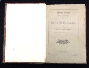 HISTORIA GENERAL CIVIL Y ECLESIÁSTICA DE LA PROVINCIA DE ZAMORA
