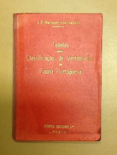 TABELAS DICOTOTÓMICAS PARA CLASSIFICAÇÃO DALGUNS DOS VERTEBRADOS MAIS VULGARES DA FAUNA PORTUGUESA