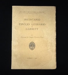 INVENTÁRIO DO ESPÓLIO LITERÁRIO DE GARRETT