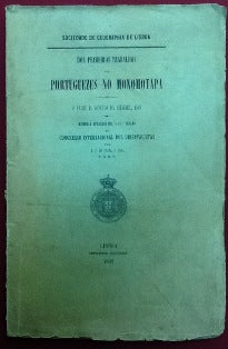 DOS PRIMEIROS TRABALHOS DOS PORTUGUEZES NO MONOMOTAPA