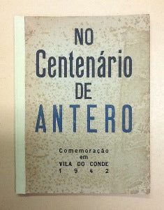 NO CENTENÁRIO DE ANTERO.