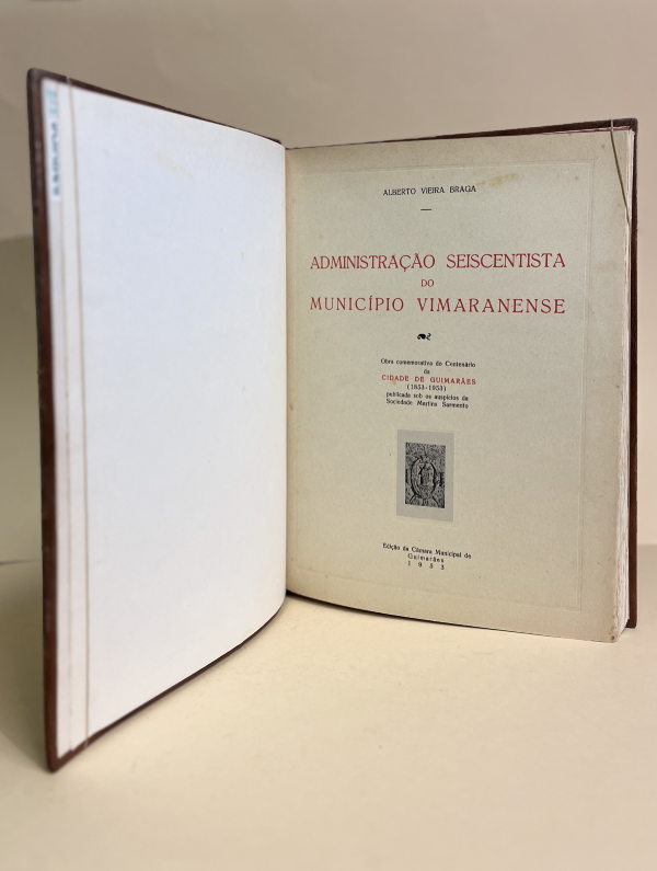 ADMINISTRAÇÃO SEISCENTISTA DO MUNICÍPIO VIMARANENSE