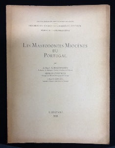 LES MASTODONTES MIOCÈNES DU PORTUGAL