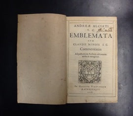 EMBLEMATA/ CUM CLAUDII MINOIS...COMENTARIIS
