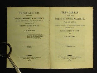 THREE LETTERS TO SENHOR... RODRIGO DA FONSECA MAGALHÃES,