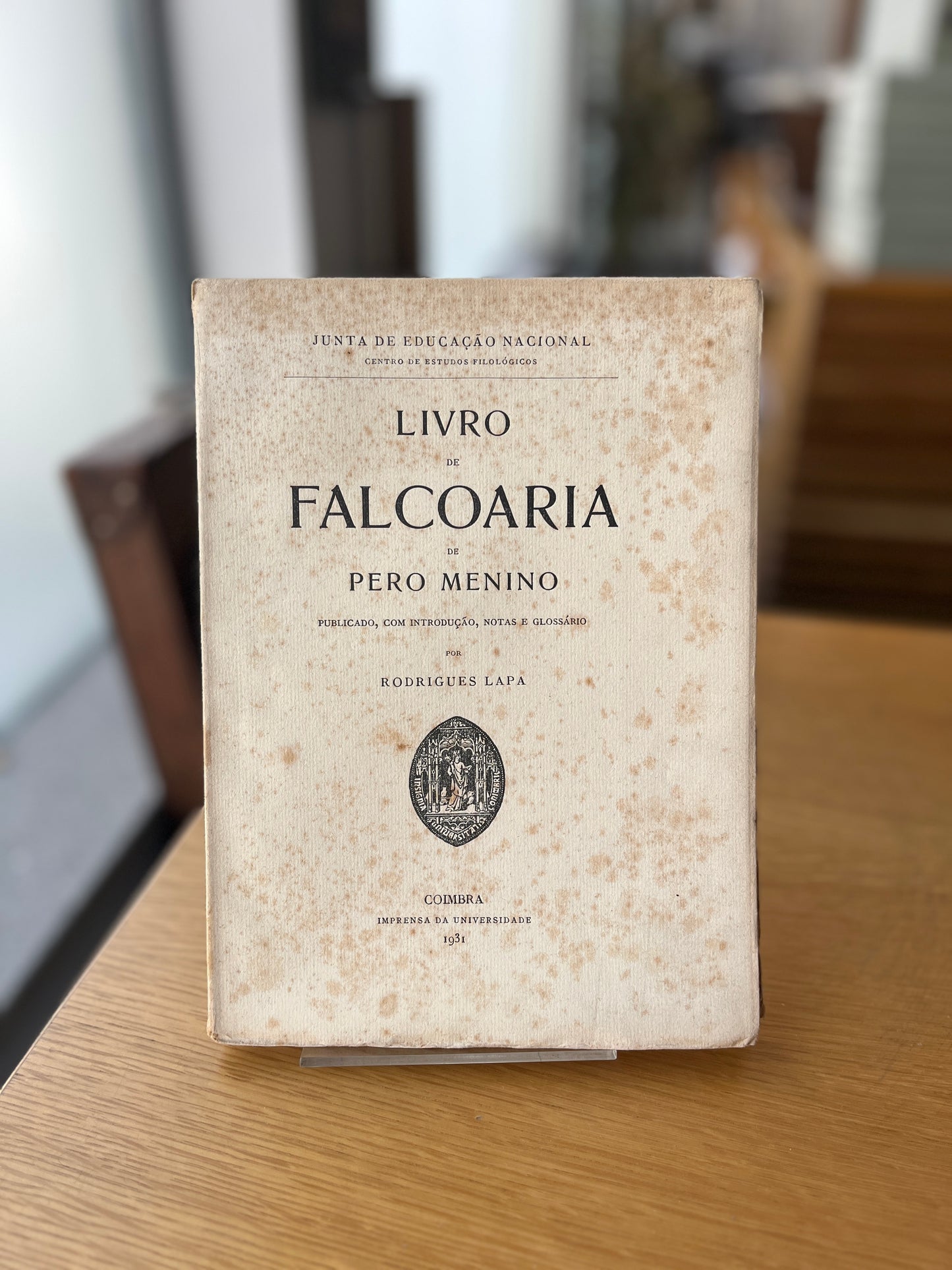 LIVRO DE FALCOARIA DE PERO MENINO