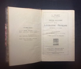 PRÉCIS ILLUSTRÉ DE LA LITTÉRATURE FRANCAISE