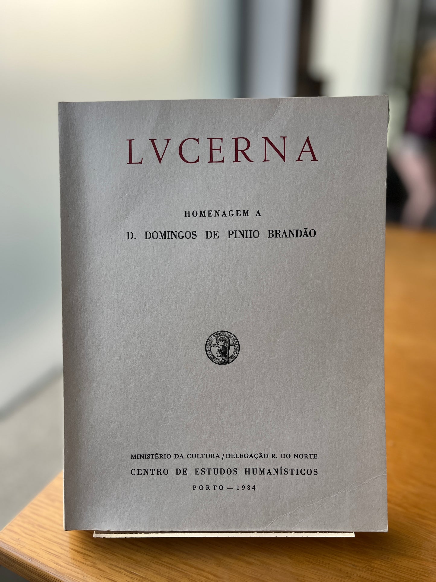 REVISTA LUCERNA - HOMENAGEM A D. DOMINGOS DE PINHO BRANDÃO