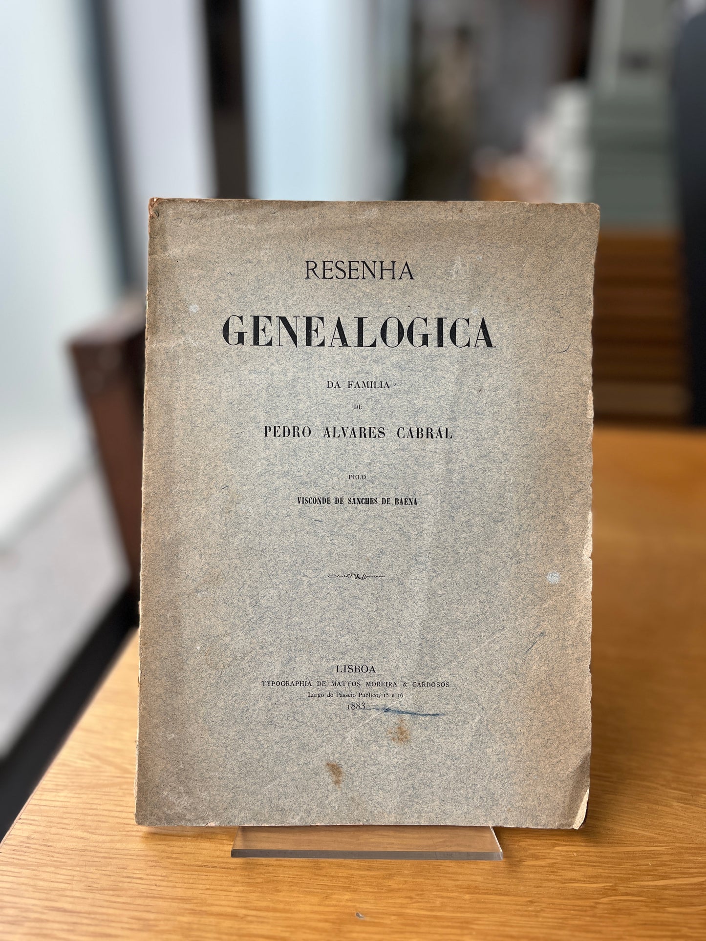 RESENHA GENEALOGICA DA FAMILIA DE PEDRO ALVARES CABRAL