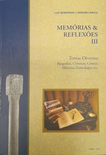 MEMÓRIAS & REFLEXÕES III