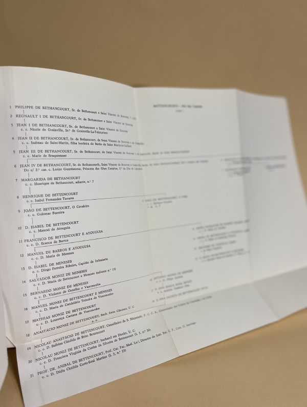 ASCENDÊNCIA E DESCENDÊNCIA DO CONSELHEIRO NICOLAU ANASTÁCIO DE BETTENCOURT
